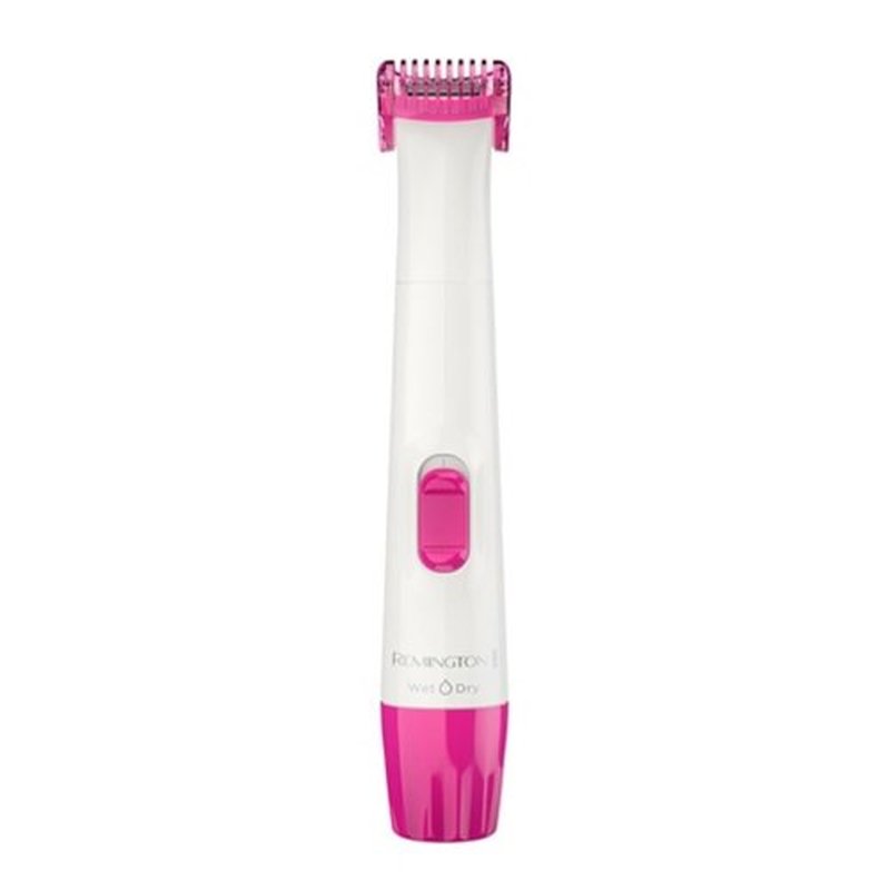 Remington Smooth & Silky Body & Bikini Kit - Cordless Waterproof Trimmer & Shaver for Women | White/Pink