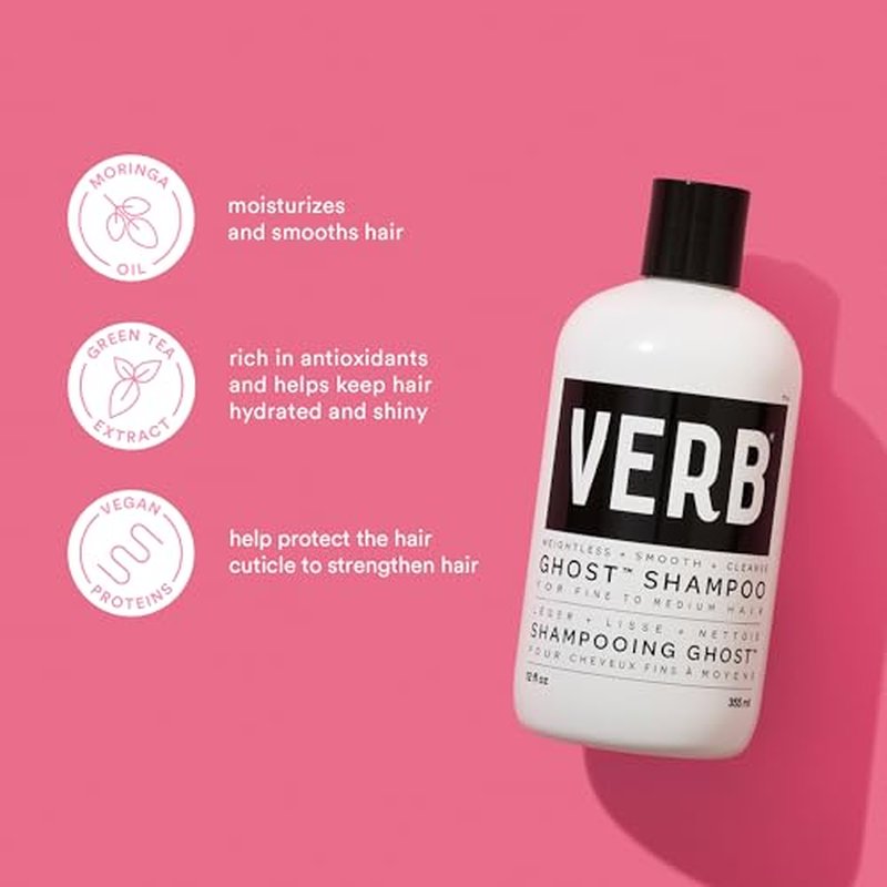 VERB Trial Kit, 6 pc - Includes Ghost Oil + Top Stylers & Samples for Volume, Moisture, Frizz Control & Heat Protection
