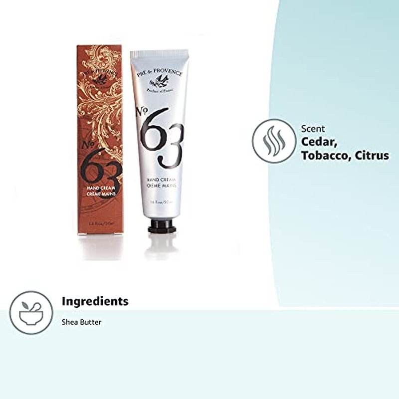 Pre de Provence No.63 Men's Collection, Hand Cream