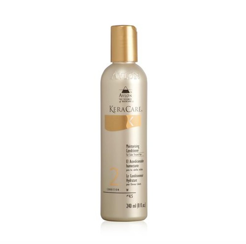 KeraCare Moisturizing Conditioner - Protects Color Treated Hair from UV Damage | 8 oz - Fiber Strengthening Complex