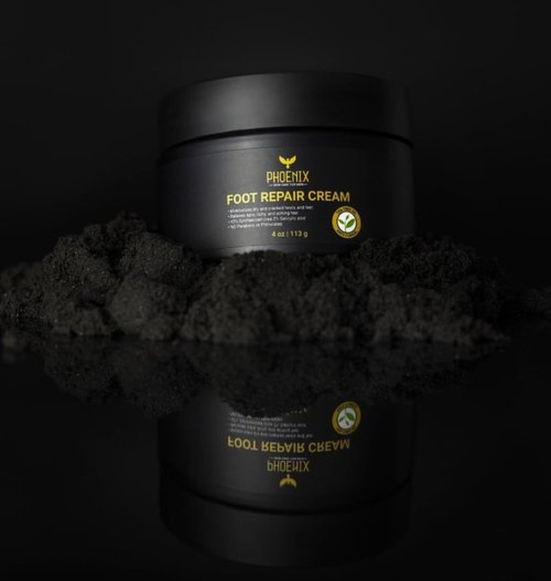 Phoenix Foot Cream - 42% Urea Cream for Cracked Heels, Dry Feet & Callus Treatment, Urea 40 Lotion with Tea Tree Oil & Salicylic Acid, Paraben-Free Foot Cream for Men