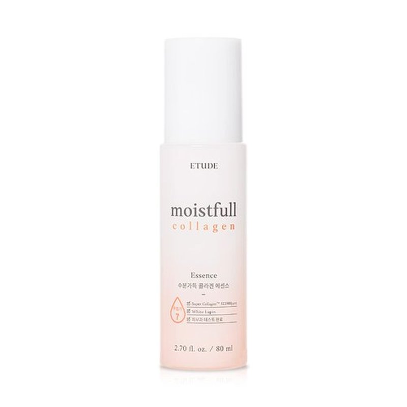 ETUDE Moistfull Collagen Essence, Serum for Face, Moisturizer, Super Collagen Water, Sensitive Skin, Moisturizing Essence, Long-Lasting Formula, Korean Skin Care, Beauty (2.70 Fl Oz)