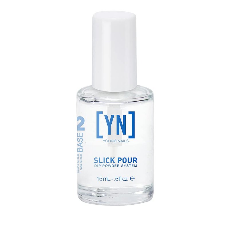 Young Nails Slickpour Base - Professional Quality Nail Art Foundation | 2 oz Size