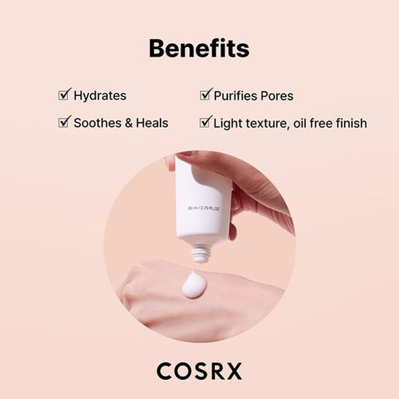 COSRX AC Collection Soothing Moisturizer - Lightweight Formula with 71.2% Aloe Vera Extract | 80ml