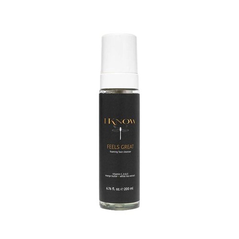 IKNOW FEELS GREAT Foaming Face Cleanser, Gentle Facial Cleanser for Deep Cleansing, Refreshing Skin Care, and Daily Face Wash, Hydrating and Moisturizing Face Wash (6.76 OZ)