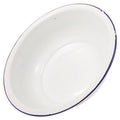 Healeved Enamel Wash Basin 32cm Large Enamel Mixing Bowl Face Washing Basin ware Salad Bowl Soup Bowl Sourdough Bowl Footbath