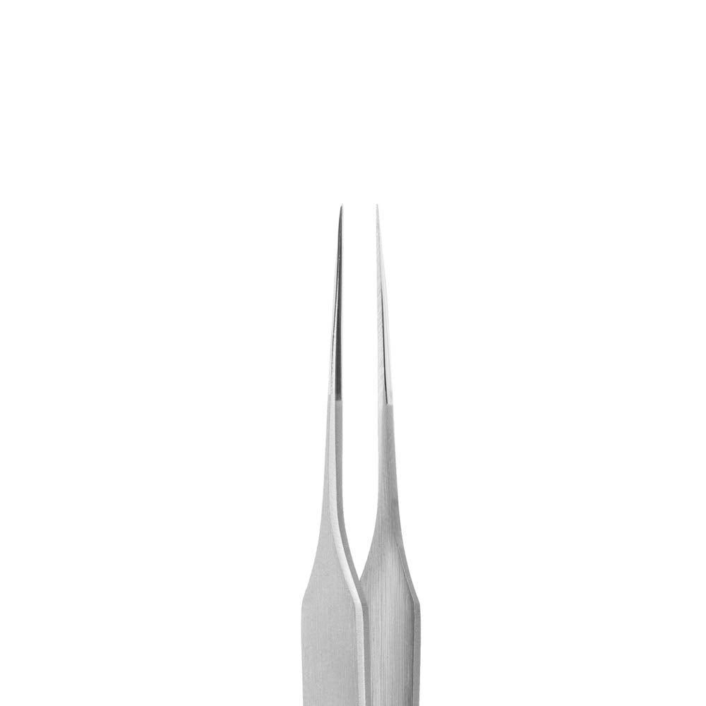 Staleks Pro Professional Eyelash Tweezers EXPERT 40 Type 10 – Straight Tip – Stainless Steel – For Classic Eyelash Separation