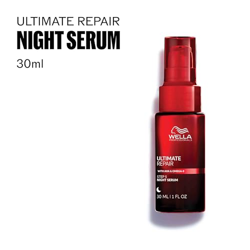Wella Professionals ULTIMATE REPAIR Night Hair Serum | Protection Against Night Stressors for All Hair Types | 1 Fl Oz - Packaging May Vary