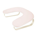 Manicure Arm Rest for Nails Tech, Cleanable Leather Nail Arm Rest Stand, U Shaped Hand Rest Pillow for Acrylic Nail Salon Home Use, Aluminum Alloy Bracket(Pink）