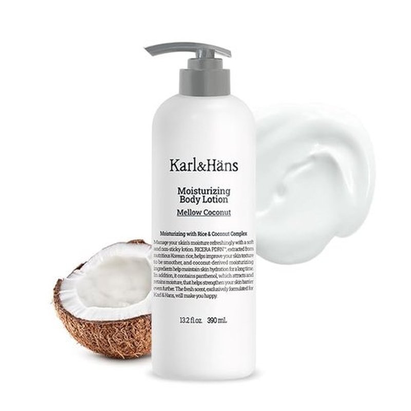 Karl&Hans Moisturizing Body Lotion (390ml, Coconut)