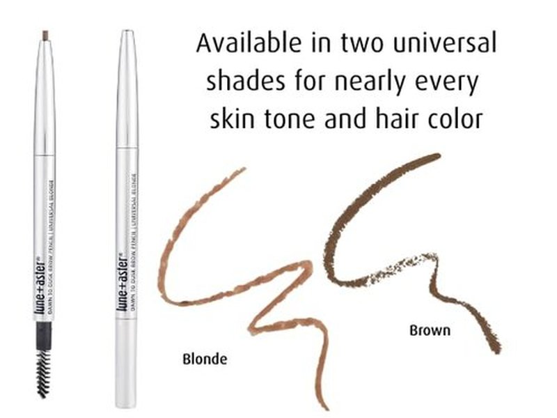Lune+Aster Dawn to Dusk Brow Pencil- Blonde - Universal, vegan brow pencil effortlessly shapes, fills and defines