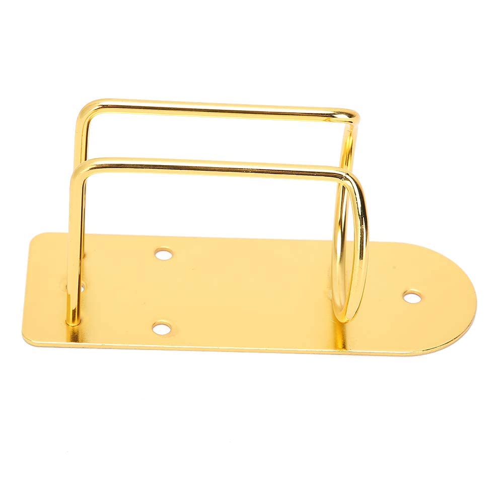 Hair Clipper Holder for barbers wall mounted, Barber Station Electric Hair Trimmer Display Rack Storage Organizer,Gold Stainless Steel Frosting Clipper Holder for Hairdresser Hairstylist Tools