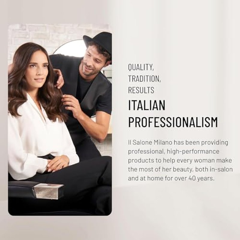 Il Salone Milano Professional 12-In-1 Leave-In Hair Treatment - Heat Protectant - Detangling Spray - Frizz Control - Repairs Hair Breakage - Nourishes - For All Hair Types (6.76 fl oz / 200 ml)