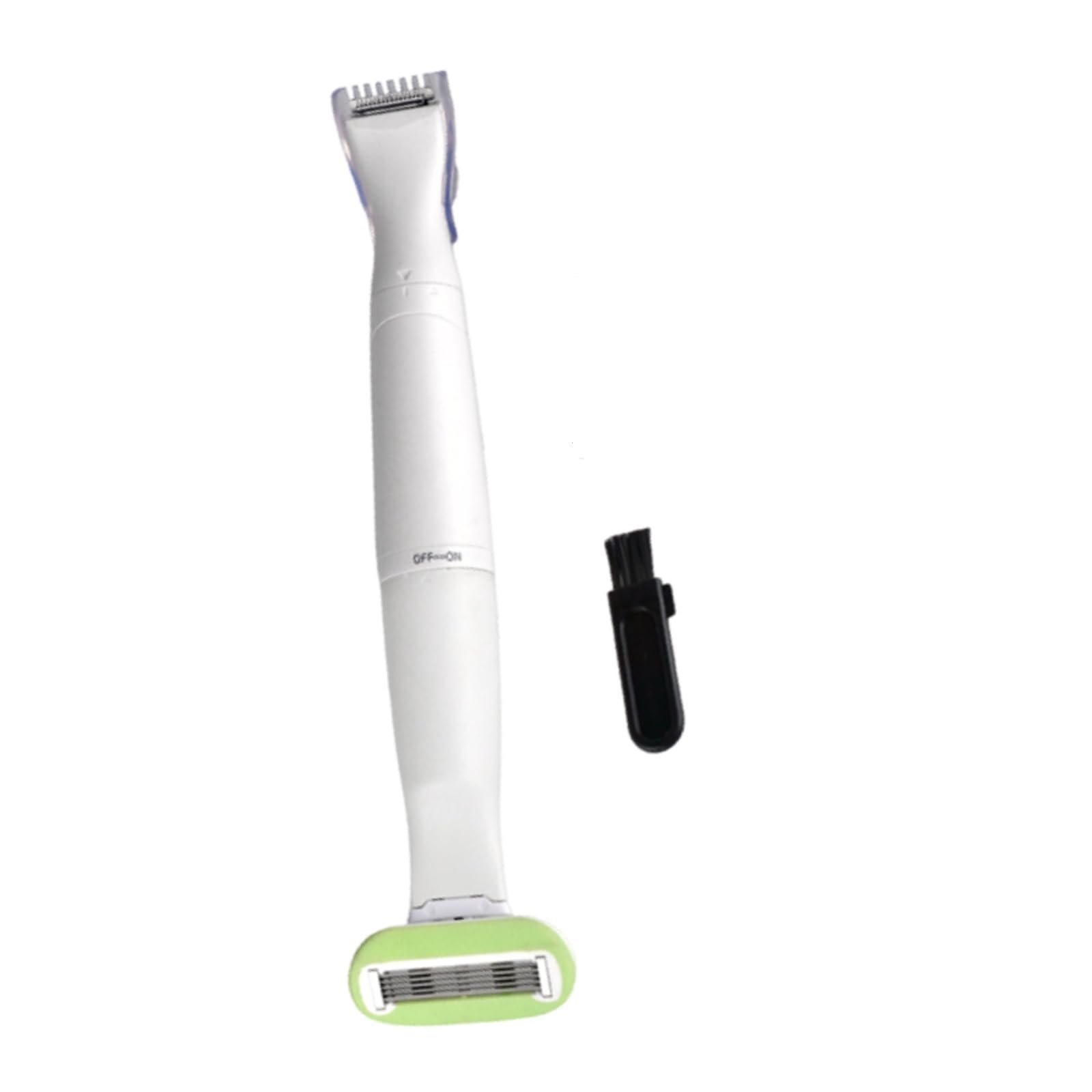 VSTSERIES 2 in 1 Bikini Trimmer for Women,Pubic Hair Clipper for Lady,Female Silk Smooth Shaver Razor,Wet Dry Body Hair Remover, Painless Haircut Epilator for Intimate Area,Underarm,Groin Battery Work
