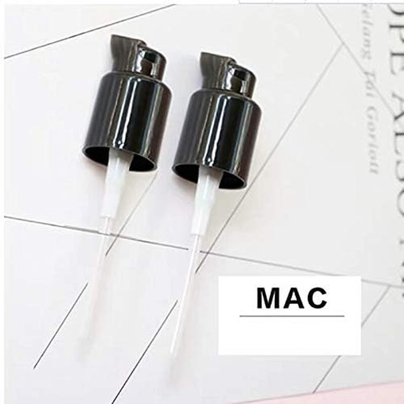 Sohynca Replacement Pump for Bottle - Compatible with Mac & Double Wear | 2pcs Set in Black