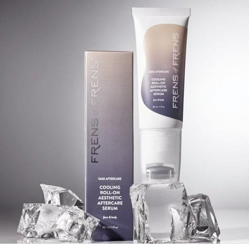 Frens of Frens Aesthetic Aftercare | TAKE After CARE Arnica & Bromelain Gel for Bruising, Swelling after Fillers, Cosmetic Injections | Cooling Depuff Serum Face Roller | 100% Vegan (30ml)