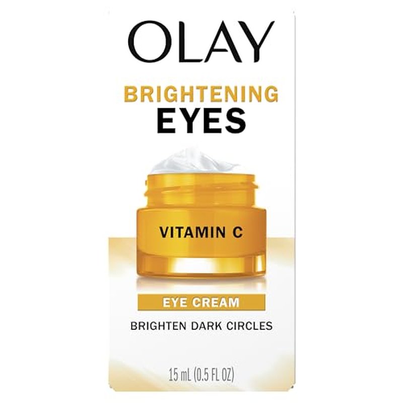 Olay Brightening Eye Cream, Vitamin C, Fragrance-Free, 0.5 oz