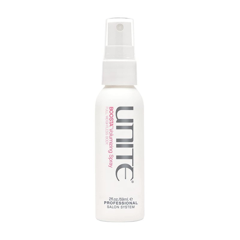UNITE Hair - BOOSTA Volumizing Spray - Travel-Size Heat-Activated Root Lifter for Weightless Volume & UV Protection - 2 Fl Oz