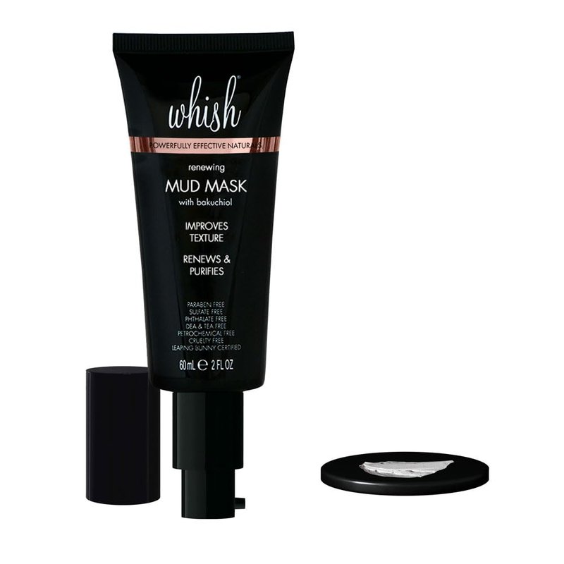 Whish Mud Mask - Natural Retinol Alternative Clay Mask for Pore Minimizing & Acne Treatment | 2 fl oz