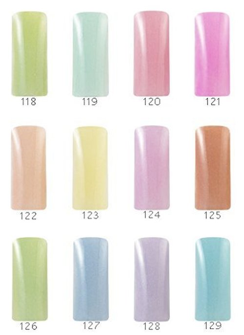 TONES Acrylic Nail Powder Collection - Advanced Formula for Flawless, Brilliant Art with Enhanced Pigmentation & Strong Grip | Set of 12 Colors (Pastel)