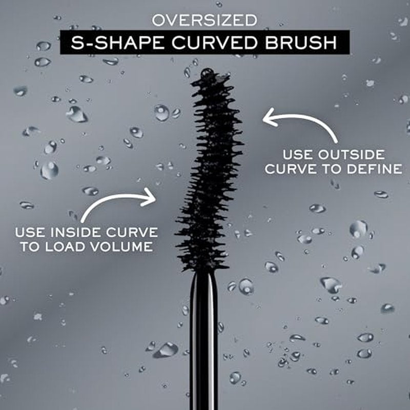 Lancôme Hypnôse Drama Extreme Volumizing Waterproof Mascara - Up to 17x More Volume - Up to 48 HR Wear- Lengthening & Volumizing - Dramatic Lash Look - Ultra Black - Suitable for Sensitive Eyes