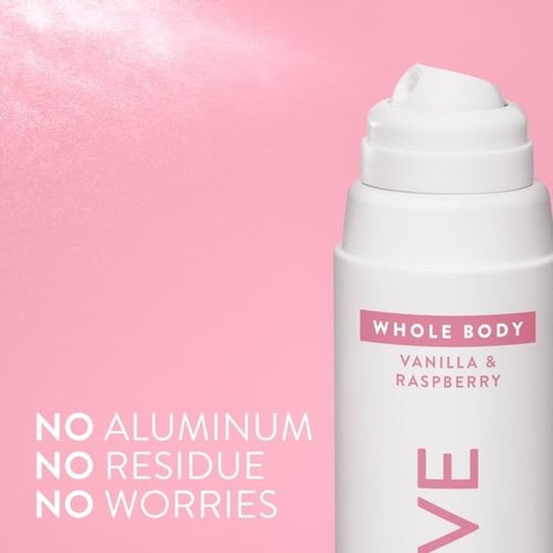 Native Whole Body Deodorant Spray - 72 Hour Aluminum-Free Formula | Vanilla & Raspberry, 3.5oz