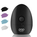 Pop Sonic Moon Shaver (Black) - Face & Body Shavers for Men & Women - 3 Floating Rotary Heads Face Shaver w/Removable Cap - Long Lasting Lithium-ion Battery Portable Electric Shaver & Leg Shaver