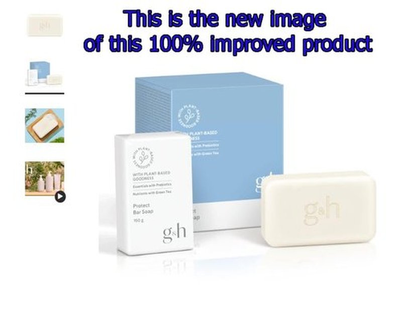 2 Pack Set G&H Protect Bar Soap Sulfate Free 5.29oz Each Clean-Scented