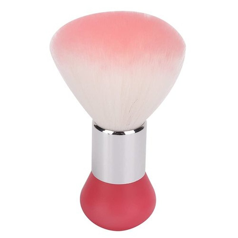 KooingTech Neck Duster Brush, Barber Neck Brush for Hair Cutting Fringe Trimming Beard Trimming Sweeping Broken Hair (Pink)