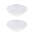 dailymall 2 Pcs 3.8 Inch Round Replacement Ceramic Dish For Electric Burner Warmer