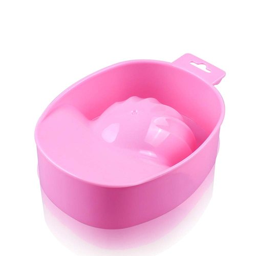 AKOAK 1 Pack Nail Soaking Bowl Dead Skin Cleaning Softening Care bowl Five Finger Soaking Nail Remover Bowl DIY Nail Salon Softening Dead Skin Nails Cleaning Care Special Tools