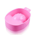 AKOAK 1 Pack Nail Soaking Bowl Dead Skin Cleaning Softening Care bowl Five Finger Soaking Nail Remover Bowl DIY Nail Salon Softening Dead Skin Nails Cleaning Care Special Tools