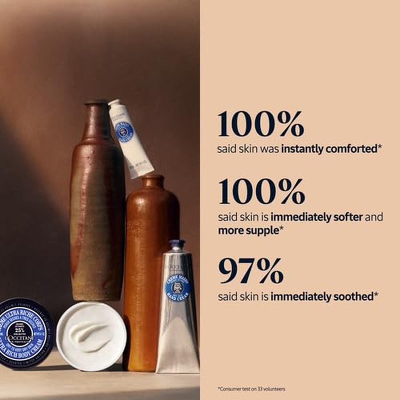 L’Occitane Ultra Rich Shea Butter Body Cream - Nourishing Moisturizer for Dry Skin | Refillable & Vegan
