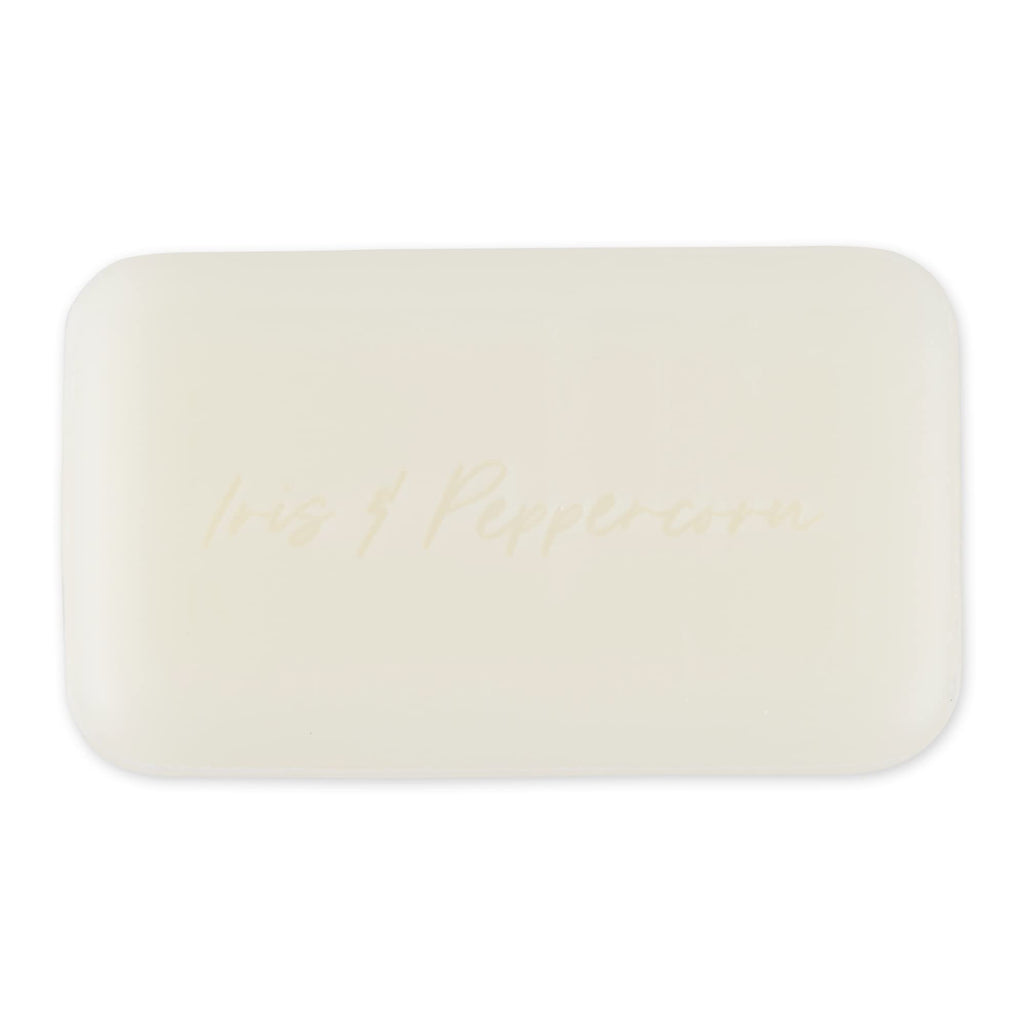 Pre de Provence Wrapped Artisanal Soap Bar, Organic Shea Butter Enriched, Natural French Skincare, Quad Milled for a Rich Smooth Lather, Iris & Peppercorn, 150 Gram