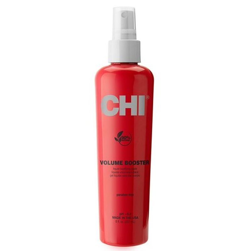 CHI Volume Booster Liquid Bodifying Glaze - Flexible Hold for Thicker-Looking Hair | 8 Oz, Sulfate & Paraben-Free