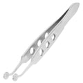 NOLITOY Meibomian Gland Expressor Eyelid Massage Tweezers: Stainless Steel Eyelid Forceps for Eye Care & Dry Eye Treatment – Facial Massage Tool for Women 4.13 Inches