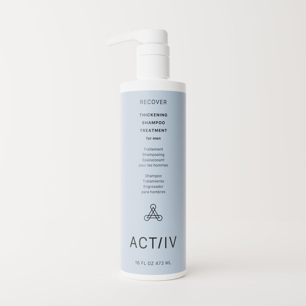 ACTIIV Recover Thickening Shampoo Treatment For Men | Fuller Hair, 16 Fl Oz