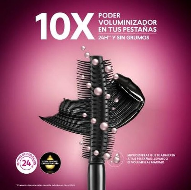 Studio Look Max Volume Lash Mascara - Waterproof Formula for Dramatic Volume | Black 8g / 0.28oz