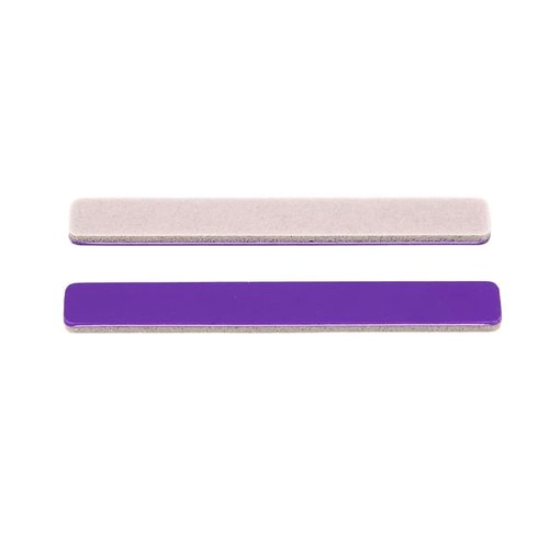 Soft Touch Baby Sand Turtle Nail File Block, Purple 220 Grit Super Fine, 5 ¼ Inch - 5 Piece