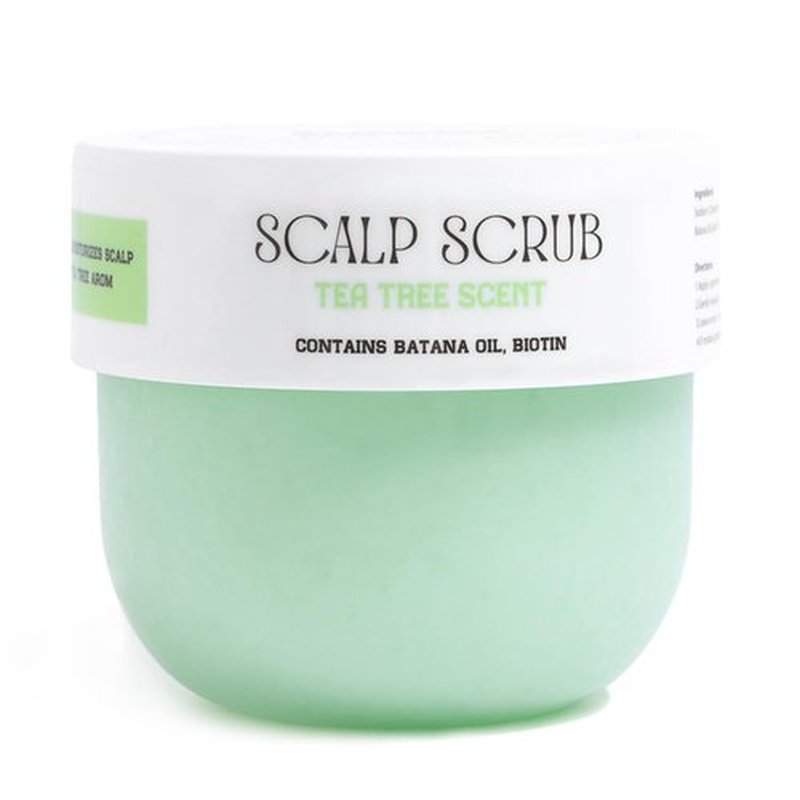 Skirifine Tea Tree Scalp Scrub - 400g (14 fl.oz) 1 Bottle, Exfoliating & Moisturizing Treatment for Dry, Flaky Scalp - Deep Cleansing Hair Scrub with Natural Exfoliants & Nourishing Oils