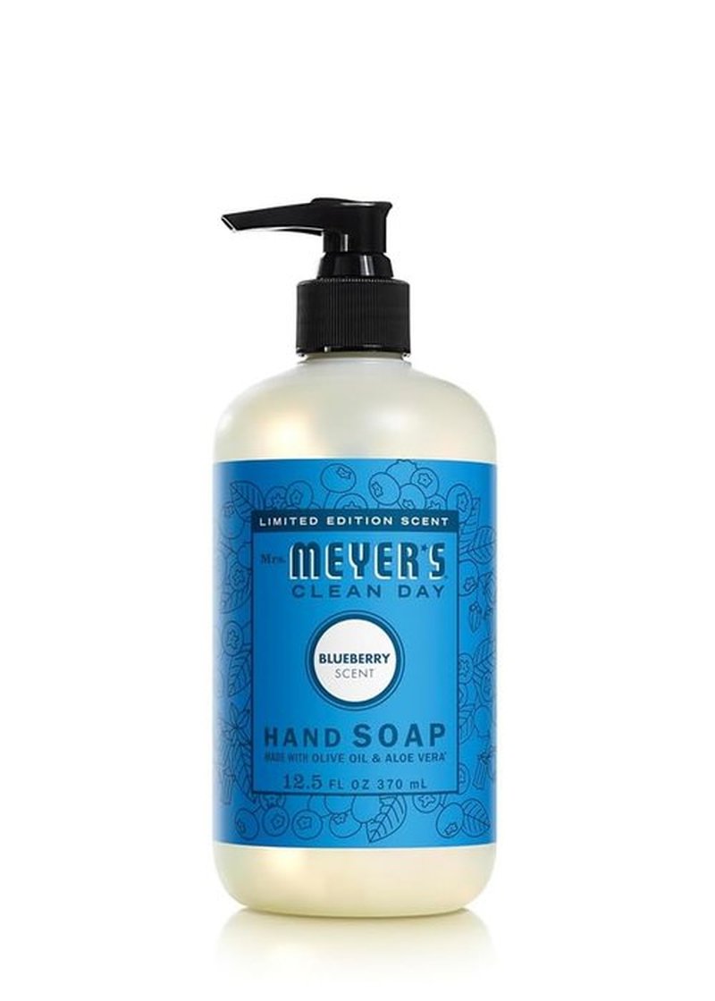 Mrs. MEYER'S CLEAN DAY Liquid Hand Soap, Blueberry, 12.5 Fl Oz (Pack of 6)