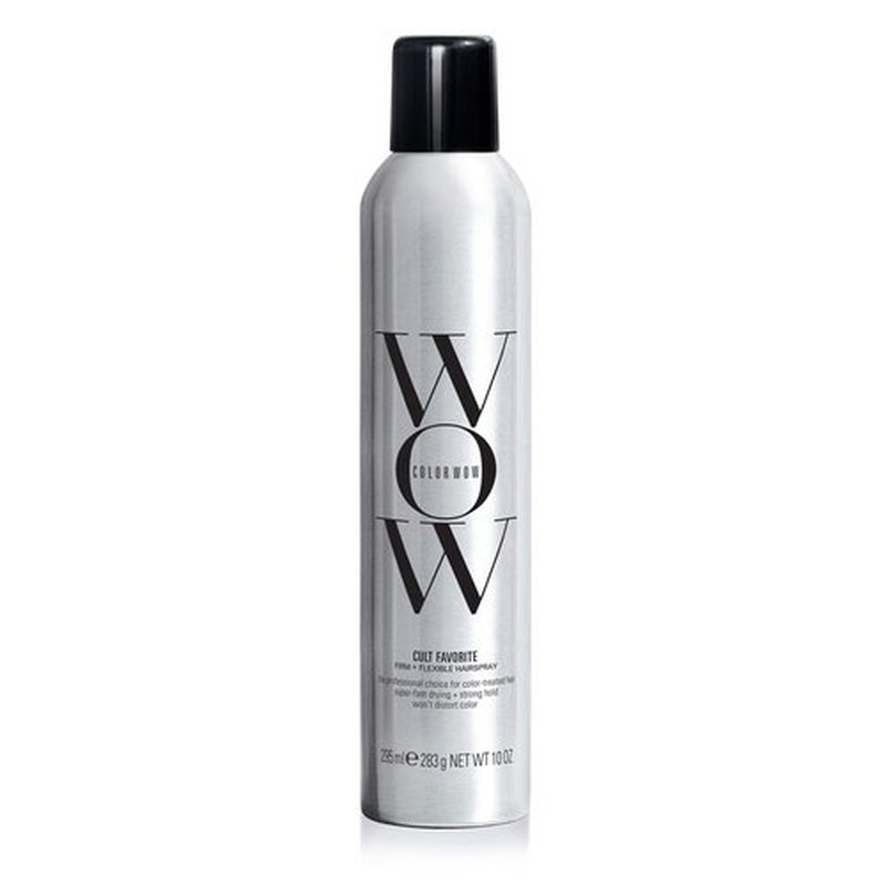 COLOR WOW Firm + Flexible Hairspray - Lightweight All-Day Hold | Humidity & UV Protection | Non-Stiff, Brushable Finish