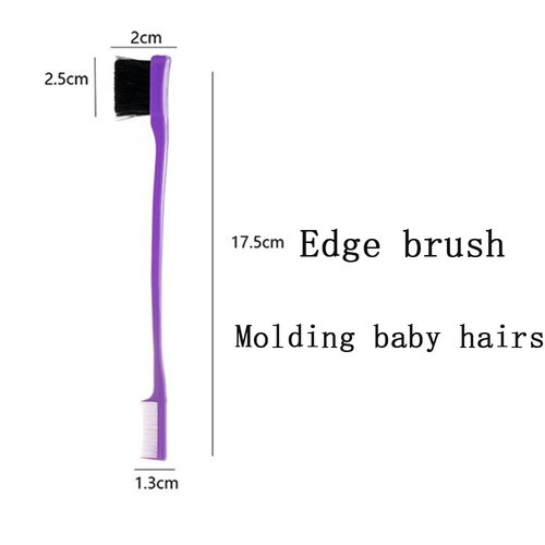 Miaubaa Wig Kit for Lace Front Wigs for Beginners 8Pcs, Lace Melting Elastic Band for Wigs, HD Wig Caps, Eyebrow Razors, Tweezers, Edge Brush, Detangle Brush