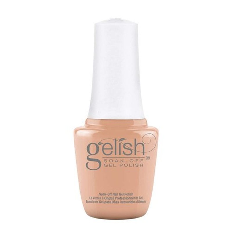 Gelish MINI Gel Nail Polish - 9mL TPO-Free Long-Lasting Soak Off, Vibrant Color, Professional Quality, High Shine, Chip-Resistant (Creme De La Femme)
