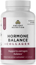 Ancient Nutrition Hormone Balance Collagen Supplement - Hydrolyzed Peptides for Energy Support | 60 Capsules