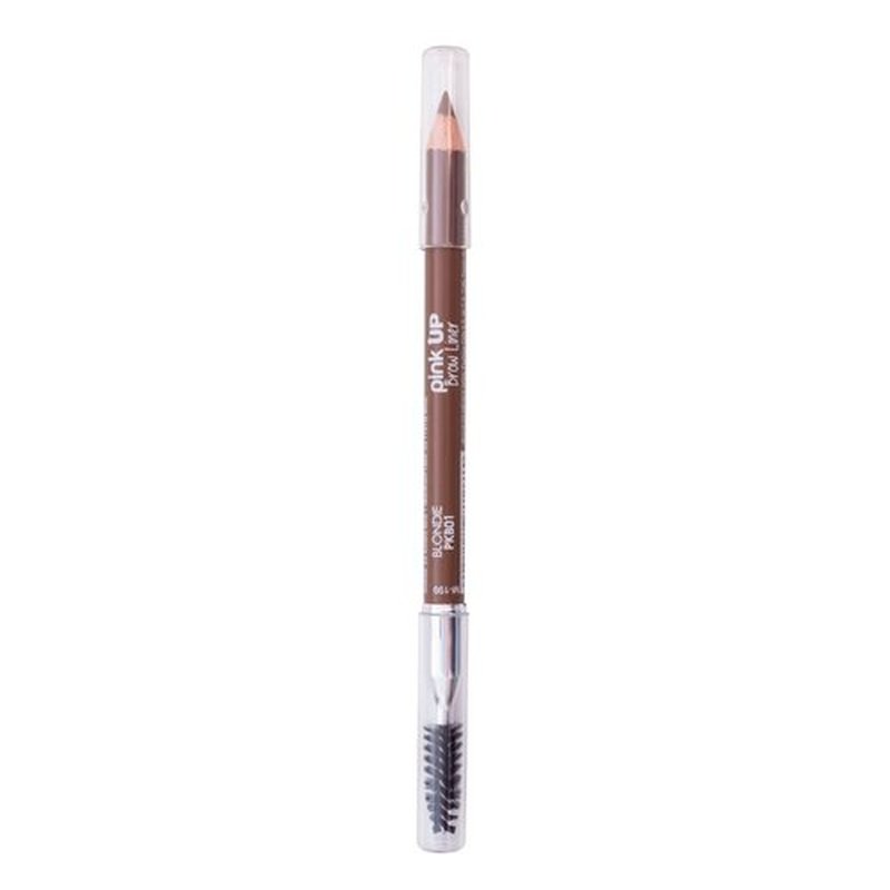 Pink Up | Brow Liner | Precise application & intense color | Long-lasting smudge-proof formula | Eyebrow pencil | Makeup | Built-in brush for blending | Blondie | Model PKBB01