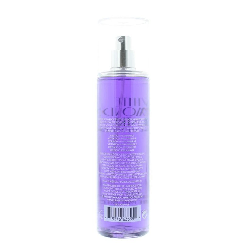 White Diamonds Lustre by Elizabeth Taylor | Fragrance Mist 8 oz - Elegant Scent for Women