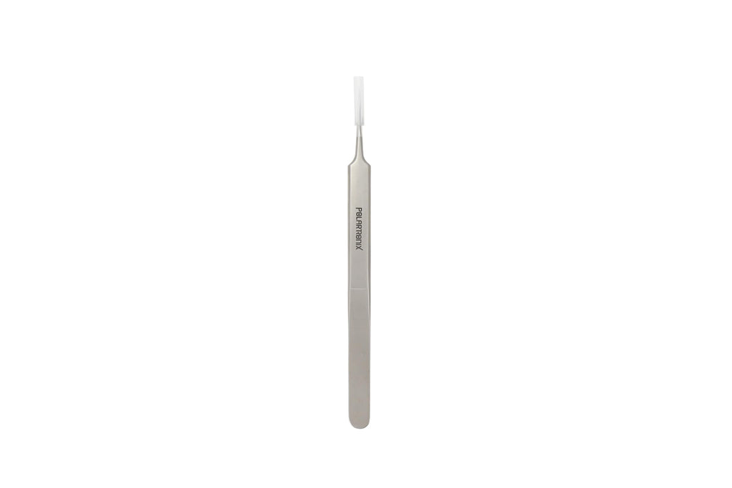 Ultra Fine Tip Tweezers Straight Tip Precision Titanium Alloy ESD Safe Micro Soldering Motherboard Work For iPhone iPad German, Silver Crafting, Watch repair ic holder 0.1mm