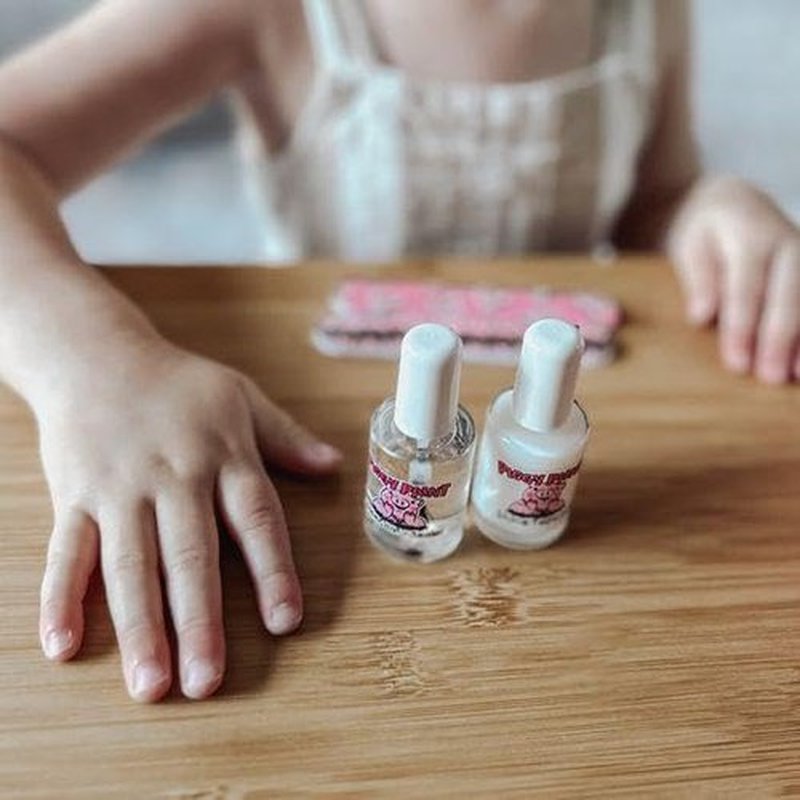 Piggy Paint | Girls Nail Polish | Cruelty-free, Vegan, & Low Odor for Kids | Base Coat + Sealer