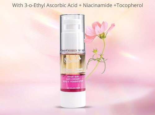 Mashata Ultimate Vitamin C Face Serum - 20% Vitamin C, Niacinamide & Vitamin E | 1 Fl Oz - Brightening Anti-Wrinkle Formula for Acne Marks & Hyperpigmentation
